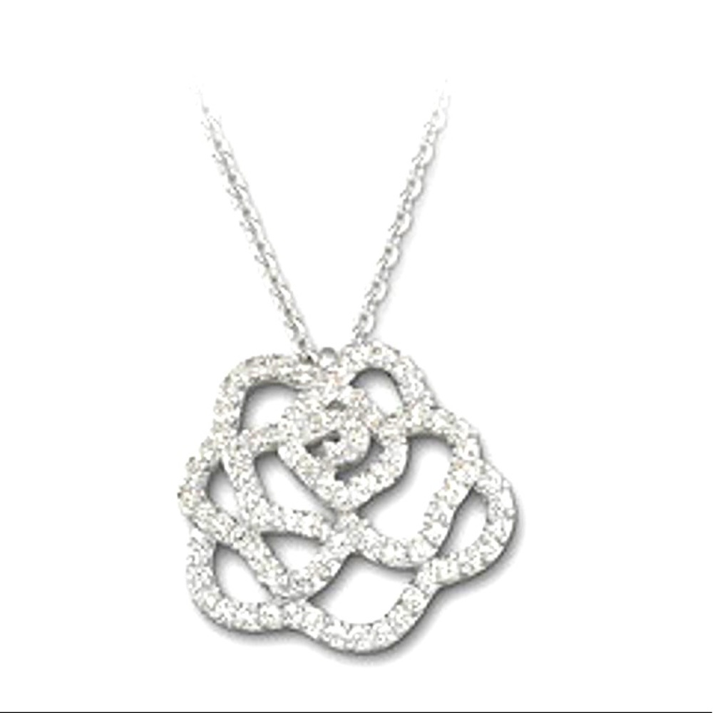 Swarovski Silver Hortense Pendant Necklace